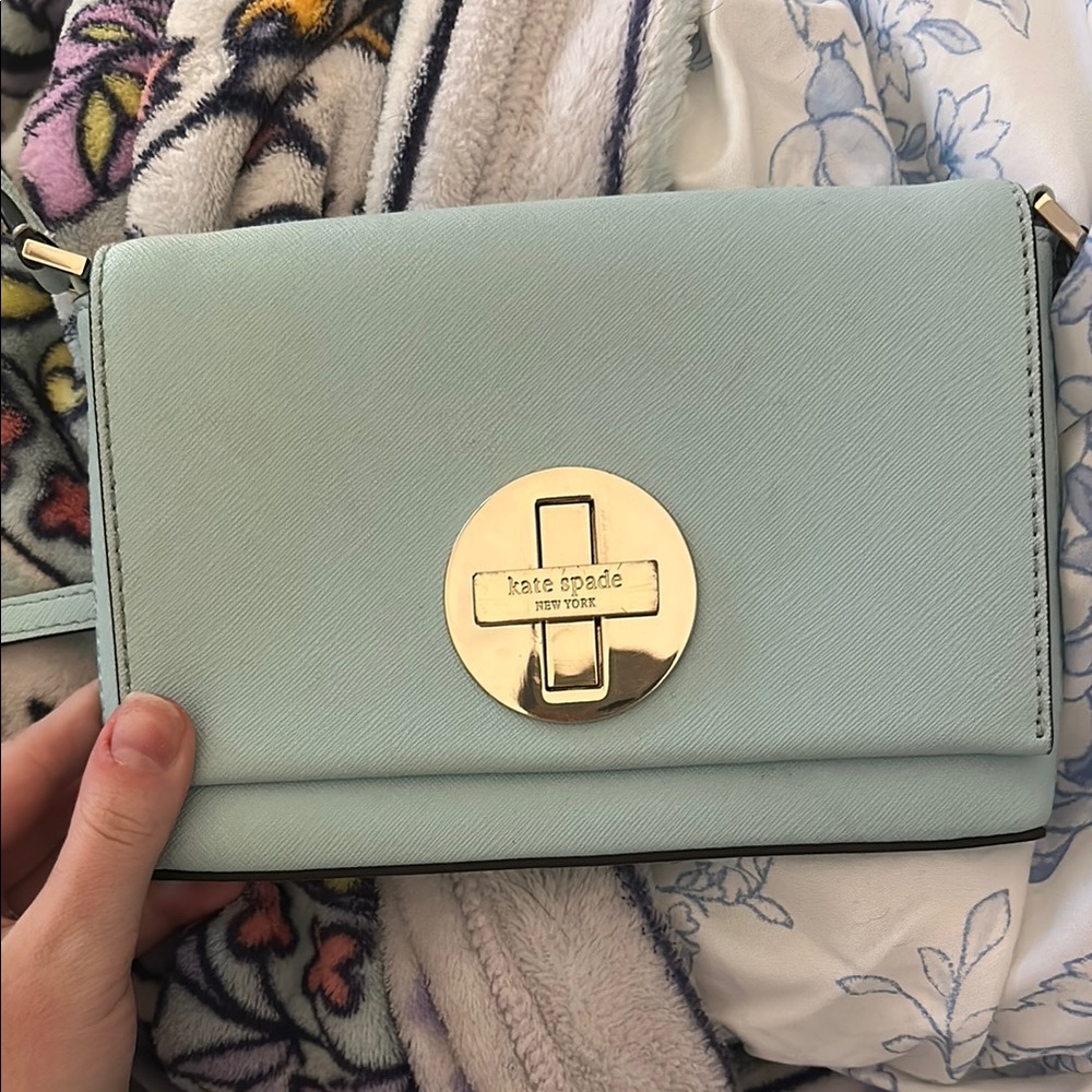 Kate Spade Light Blue Crossbody Bag